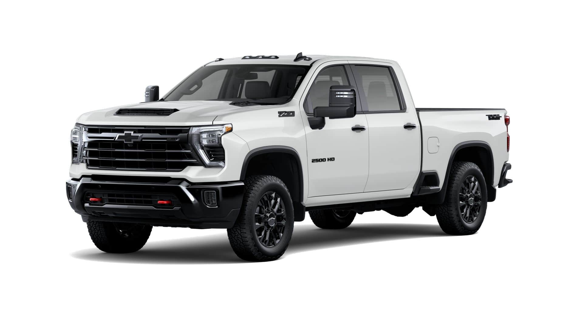 2026 Chevrolet Silverado 2500 HD LT in Summit White — front three-quarter view