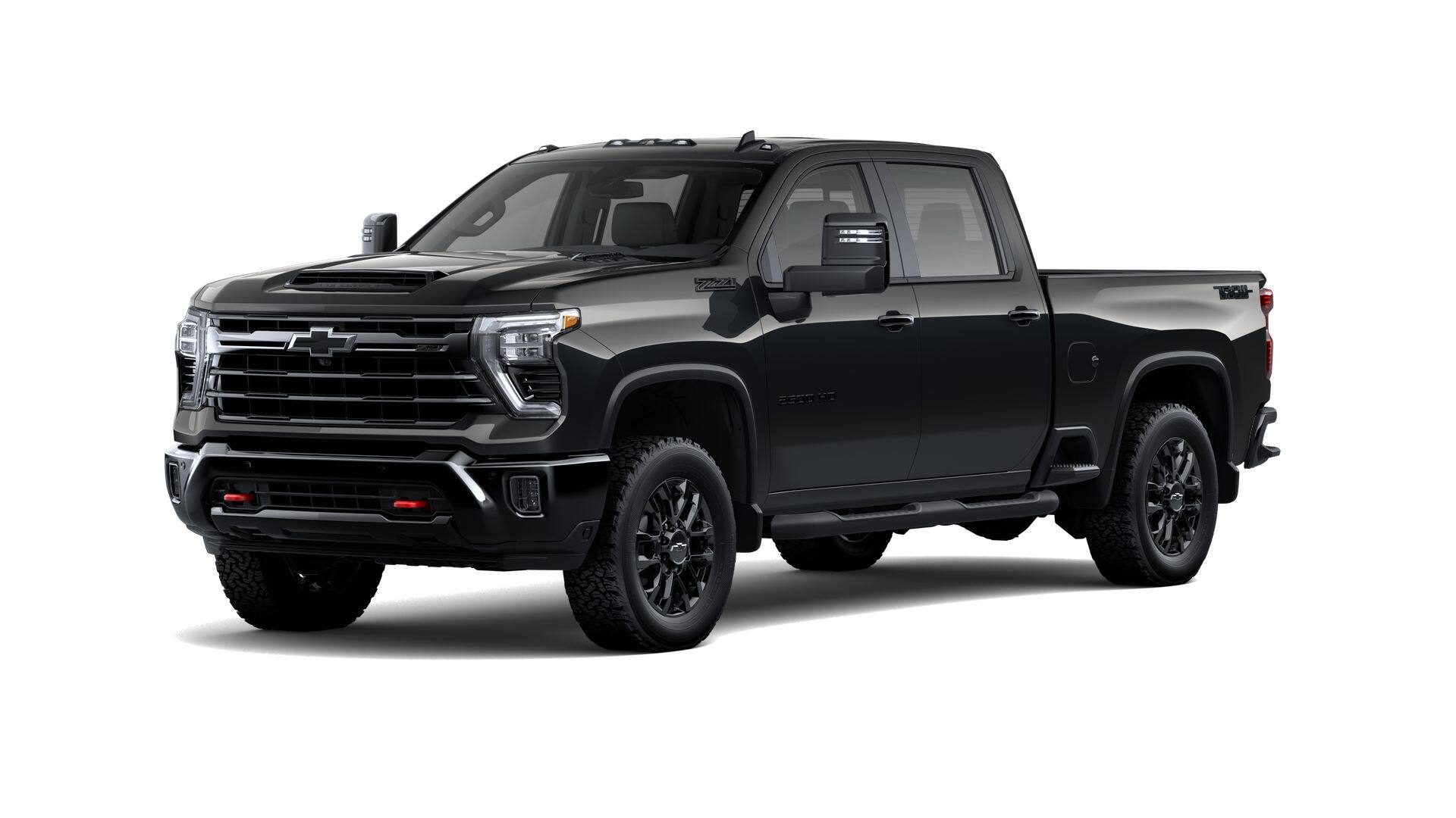 2026 Chevrolet Silverado 2500 HD LT in Black — front three-quarter view