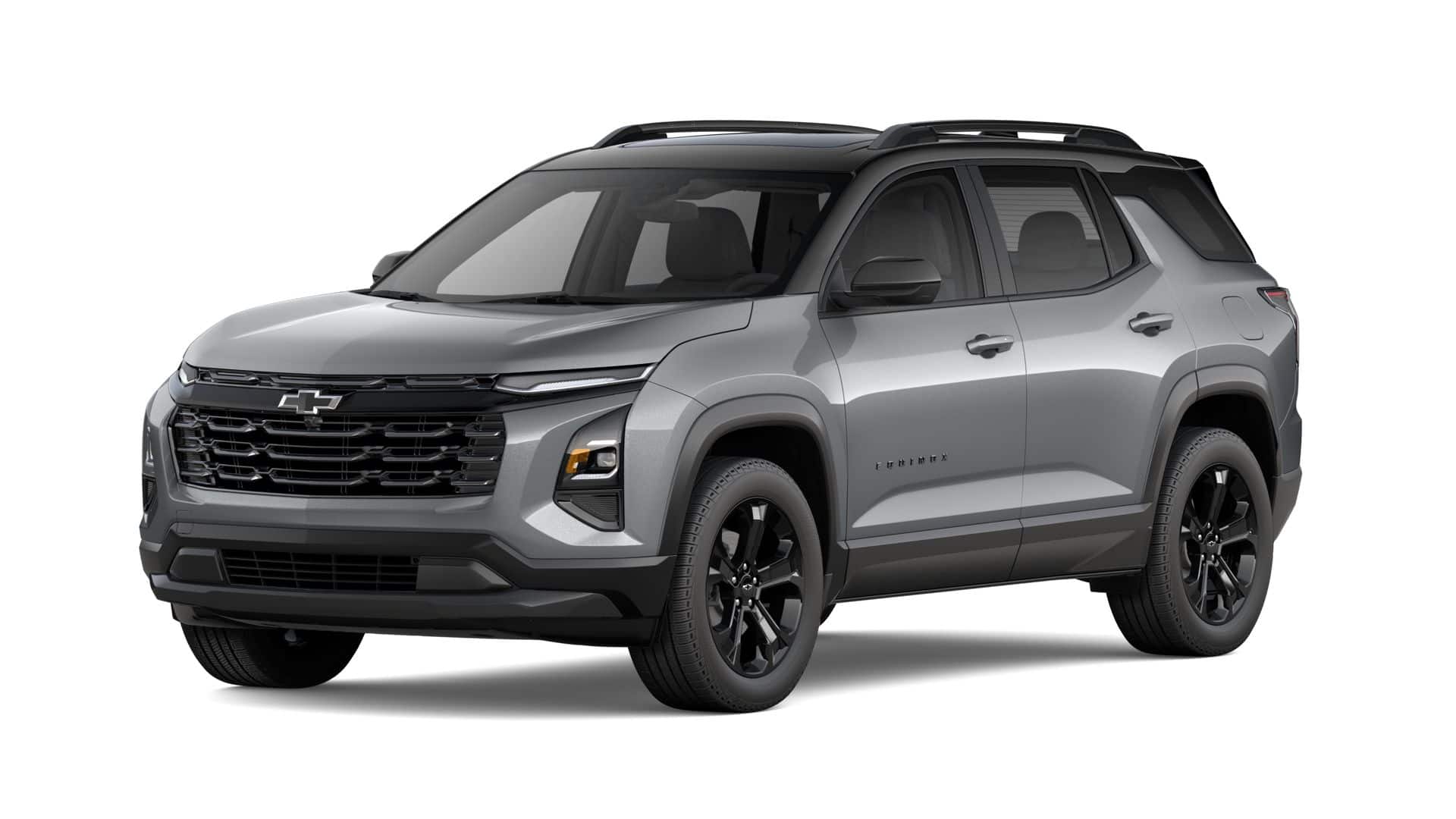2027 Chevrolet Equinox AWD LT in Sterling Gray Metallic — front three-quarter view
