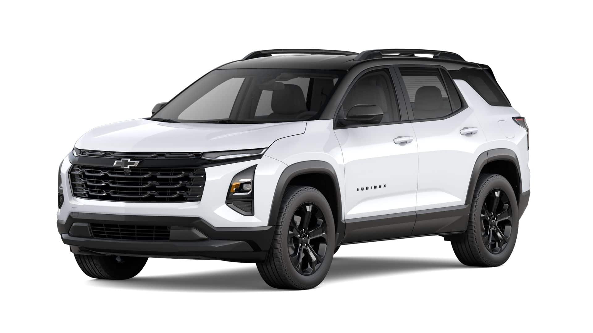 2027 Chevrolet Equinox AWD LT in Summit White — front three-quarter view